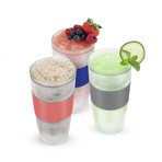 Tumbler Cooling Cup // Set of 4 (Coral)