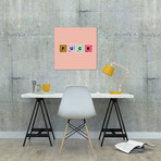 Science Of Monday // Dot Pigeon (18"W x 18"H x 0.75"D)