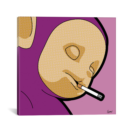 Tinky Winky Break // Gregoire "Leon" Guillemin (18"W x 18"H x 0.75"D)