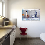 Casimir, Haring, And Banksy // Jose Luis Guerrero (18"W x 26"H x 0.75"D)