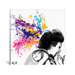 Xploding Brain, White // Julie-Mila Bouffard (18"W x 18"H x 0.75"D)