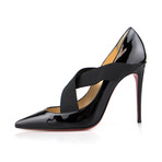 Black Patent Leather Sharpstagram Pumps // Black (Euro: 34)