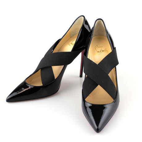 Black Patent Leather Sharpstagram Pumps // Black (Euro: 34)