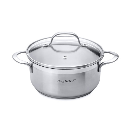 Bistro Stainless Steel Covered Casserole // 2.7 Quart