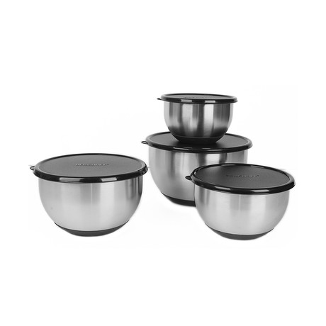 Essentials 8Pc Stainless Steel Mixing Bowl Set // Geminis
