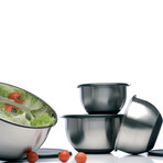 Essentials 8Pc Stainless Steel Mixing Bowl Set // Geminis
