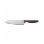 Rosewood Stainless Steel Santoku Knife