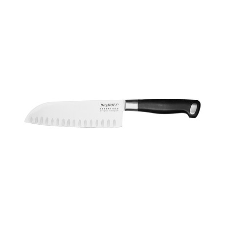Gourmet Steel Scalloped Santoku Knife