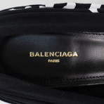 Draped Jersey 'Knife' Pumps Heels Shoes // Black (Euro: 36)