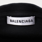 Cotton Short Sleeve Crewneck T-Shirt // Black (S)