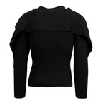 Wool Blend Crewneck Sweater // Black (Euro: 38)