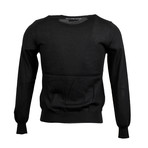 Cashmere Knit Crewneck Sweater // Black (Euro: 36)