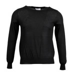 Cashmere Knit Crewneck Sweater // Black (Euro: 36)