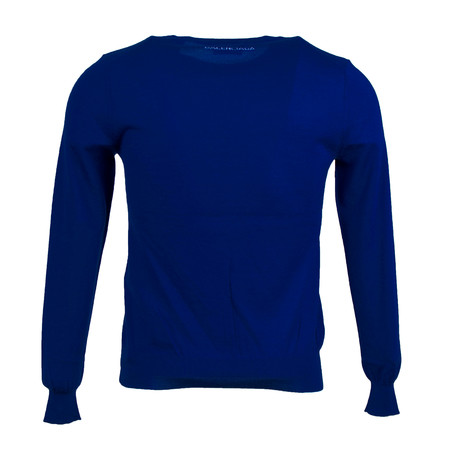 Cashmere Knit Crewneck Sweater // Blue (Euro: 34)