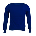 Cashmere Knit Crewneck Sweater // Blue (Euro: 36)