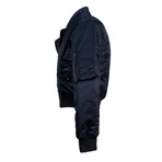 Polyester Bomber Jacket // Black (Euro: 36)