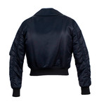 Polyester Bomber Jacket // Black (Euro: 36)