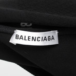 Polyester 3/4 Sleeve Athletic Top Dress // Black (Euro: 36)