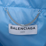 Nylon Rainwear Hooded Trench Coat // Blue (Euro: 34)