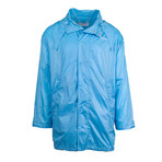 Nylon Rainwear Hooded Trench Coat // Blue (Euro: 34)