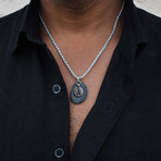 Cold Stone Buddha Rock Necklace