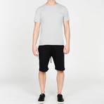 Loopback Relaxed Shorts // Black (L)