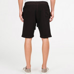 Loopback Oil Wash Jersey Relaxed Shorts // Rosewood Burgundy (M)