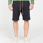 Loopback Jersey Relaxed Shorts // Slate Blue (S)