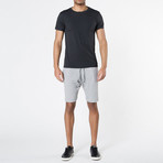 Loopback Jersey Relaxed Shorts // Melange Grey (M)