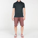 Loopback Relaxed Shorts Rosewood // Burgundy (M)