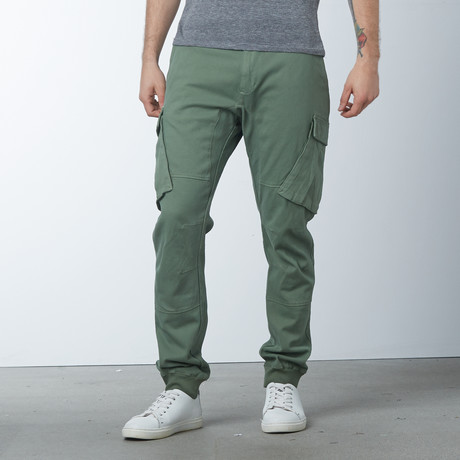 Cargo Cotton Light Weight Pants // Fresh Pine (30WX32L)