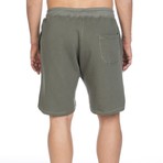 Loopback Cotton Jersey Relaxed Shorts // Khaki (L)