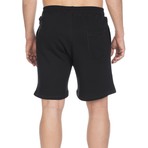 Loopback Cotton Jersey Relaxed Shorts // Black (S)