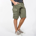 Gabardine Cargo Shorts // Khaki (31)