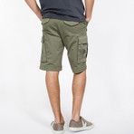 Gabardine Cargo Shorts // Khaki (31)