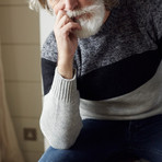 Hurley Color Block Jumper // Light Grey (XL)