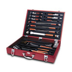 Forged BBQ Set + Case // 25 Pieces