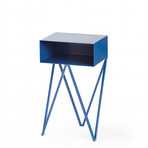 Mini Robot Bedside Table // Blueberry