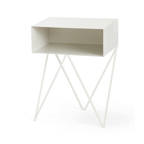 Robot Side Table // Paper White