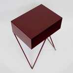 Robot Side Table // Beetroot