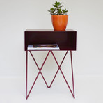 Robot Side Table // Beetroot