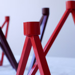 Talvi Candle Holders // Red