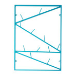 Twigs Wall Hanging Rack // Turquoise