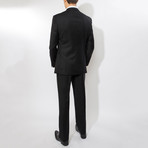 2BSV Notch Lapel Suit FF Pant Black (US: 40L)