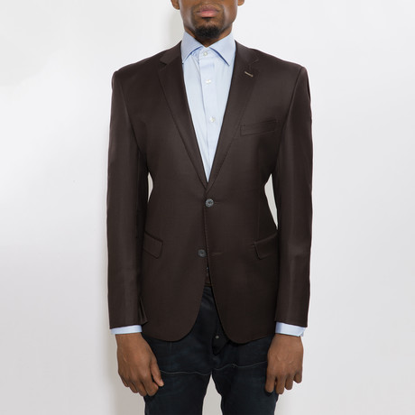 2BSV Notch Lapel Jacket // Brown (38R)