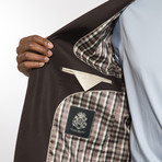 2BSV Notch Lapel Jacket // Brown (46R)