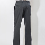 2BSV Tartan Plaid Notch Lapel Suit + FF Pant // Charcoal Plaid (40R)