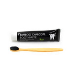 Activated Charcoal Toothpaste + Bamboo Toothbrush