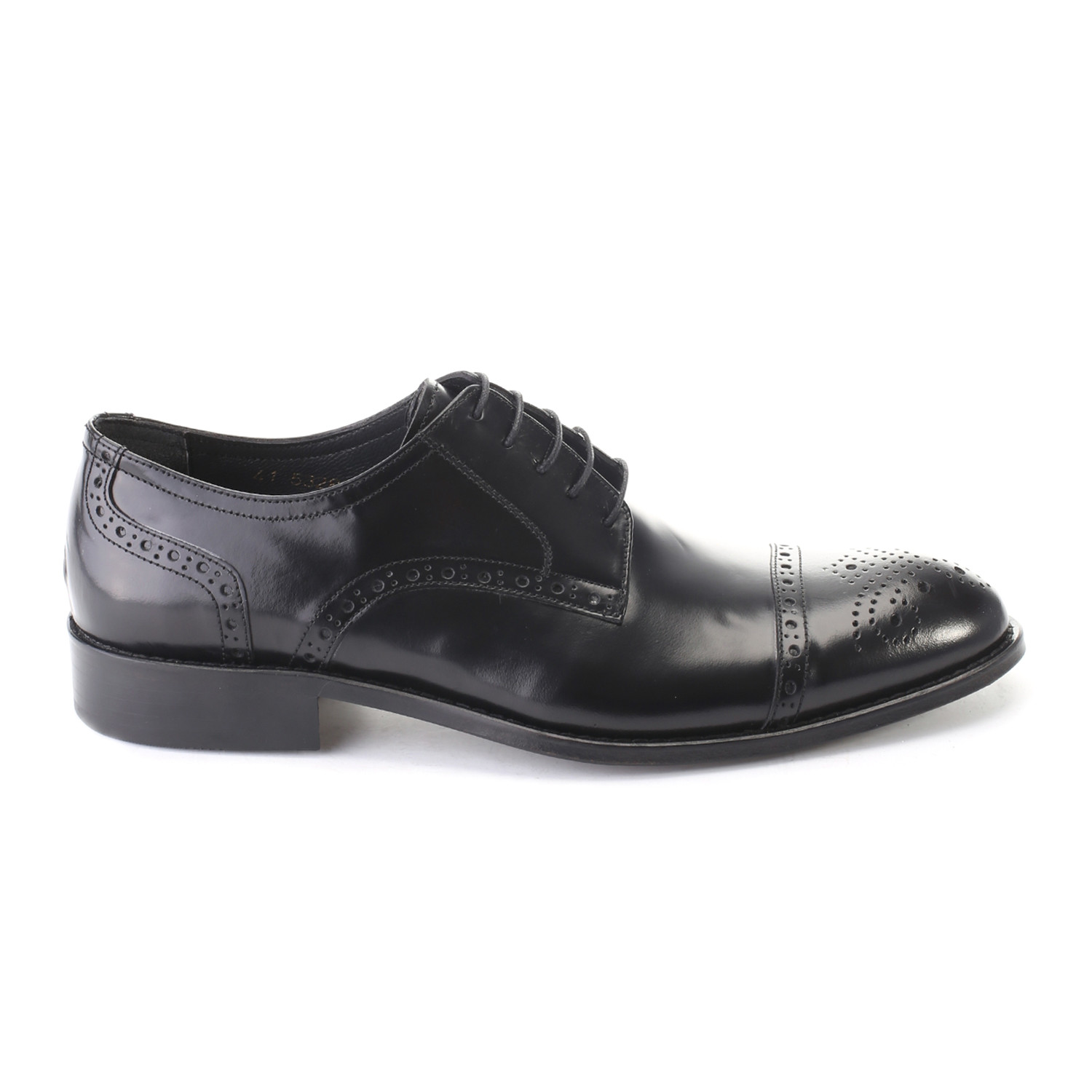 Adis Cap Toe Derby // Black (Euro: 40) - Deckard Shoes - Touch of Modern