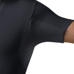 Sweat Proof Hydro-Shield Slim Fit V-Neck // Black (XS)